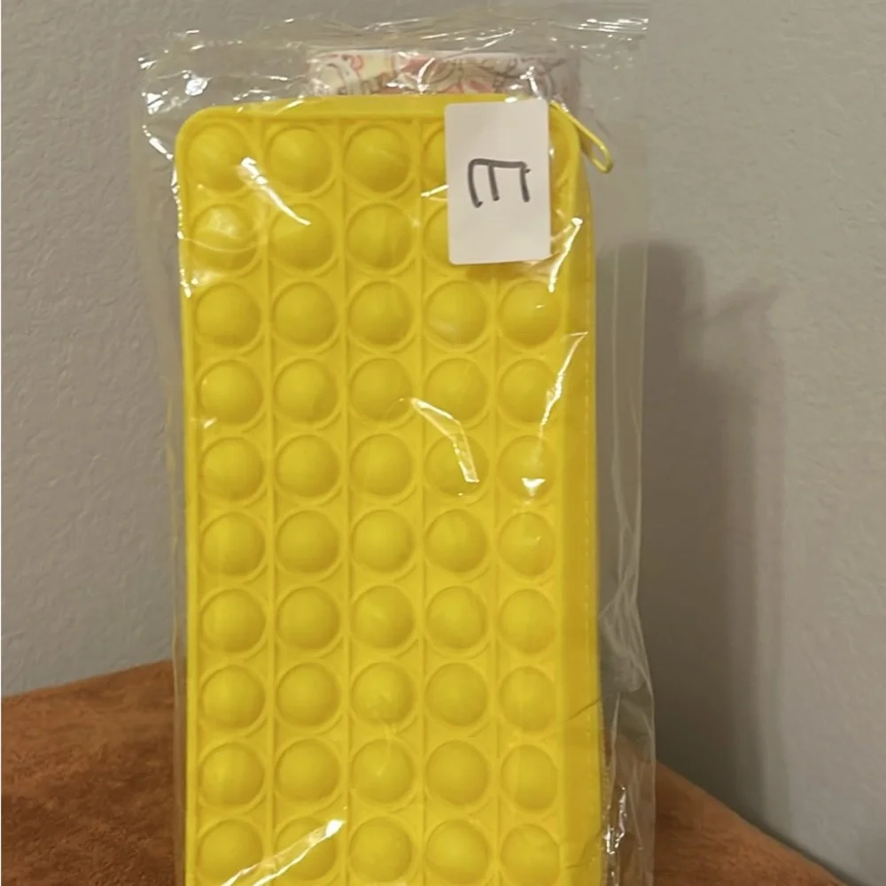 Yellow Pop It Fidget Toy